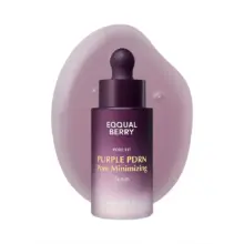 سرم کنترل منافذ PDRN بنفش اکوال بری EQQUALBERRY Purple PDRN Pore Minimizing Serum وگان کره‌ای برای بستن منافذ و کنترل چربی پوست