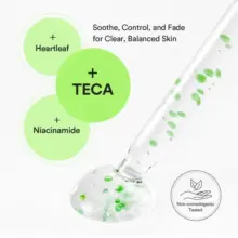 سرم-کپسولی-هارتلیف-TECA-ابیب-تسکین-دهنده-و-روشن-کننده-پوست-Abib-Heartleaf-TECA-capsule-serum-Calming-drop