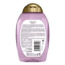 شامپو مراقبت رنگ موی او جی ایکس OGX Fade-Defying Orchid Oil Shampoo حاوی روغن ارکیده و فیلتر UV برای حفظ رنگ، جلوگیری از محو شدگی و آبرسانی موهای رنگ‌شده 385 میلی‌لیتر