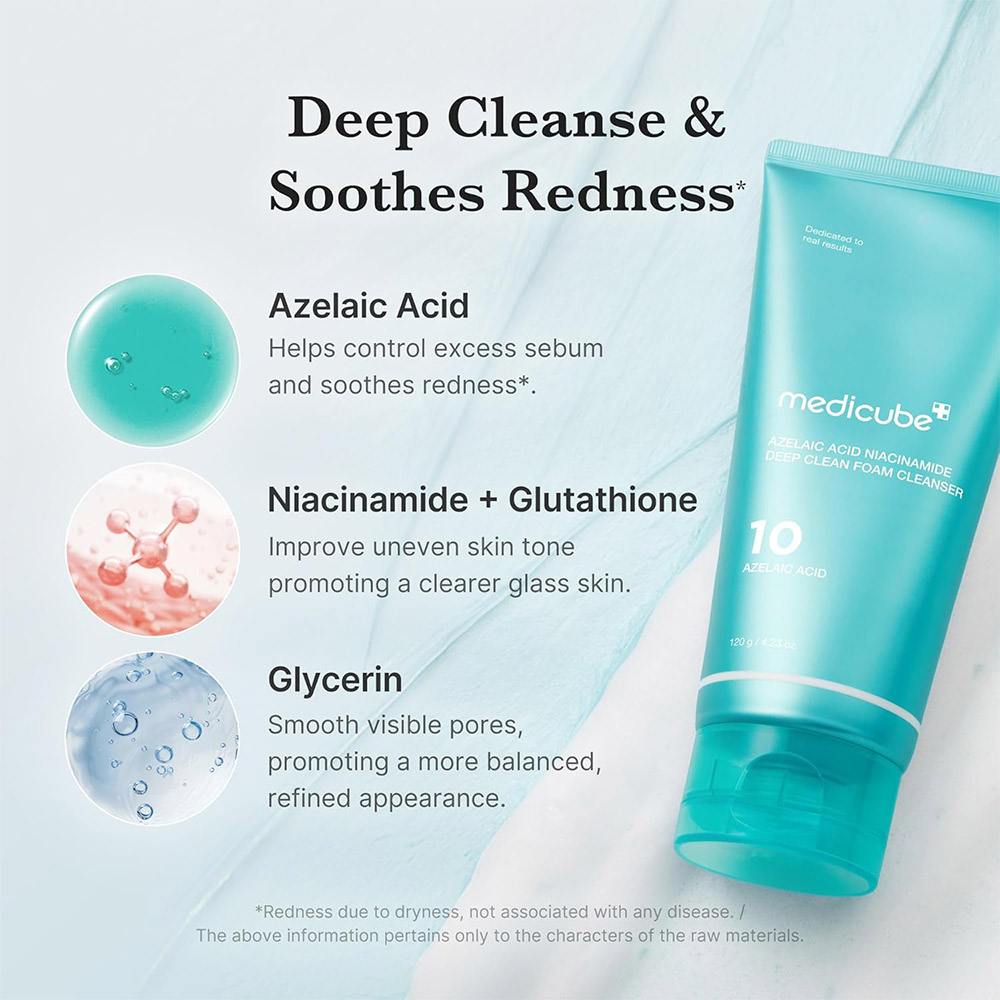 medicube-azelaic-acid-niacinamide-deep-clean-foam-cleanser image 3