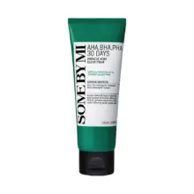 فوم ضد جوش لایه بردار میراکل سام بای می SOME BY MI AHA BHA PHA 30 Days Miracle Acne Clear Foam 100ml