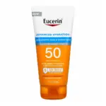 وسیون-ضدآفتاب-و-آبرسان-اوسرین-Eucerin-Advanced-Hydration-Hyaluronic-Acid-Humectants-SPF50-AOX-Shield-Sunscreen-Lotion