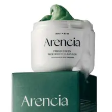پاک کننده عمقی موچی برنج و چای سبز آرنسیا Arencia Rice Mochi Green Tea Cleanser | پاکسازی منافذ، کنترل چربی و ضد جوش پوست