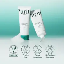 ژل شوینده بامبو و پنتنول پیوریتو PURITO Mighty Bamboo Panthenol Cleanser | پاکسازی ملایم، آبرسان و تقویت‌کننده سد دفاعی پوست