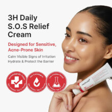کرم ترمیم کننده و تسکین دهنده 3H مدی کیوب اصل مدل Medicube 3H Daily Relief Cream آبرسان، آرامش بخش، تقویت کننده سد دفاعی و مناسب پوست حساس