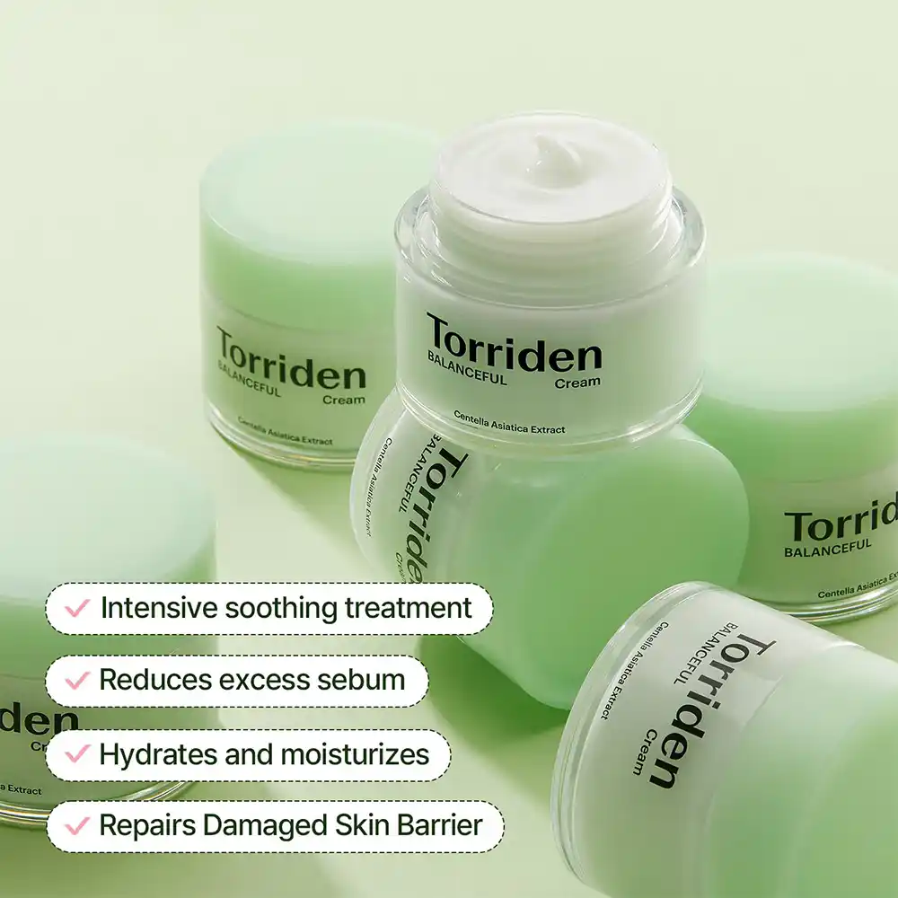 کرم-تسکین-دهنده-سیکا-توریدن-Torriden-Balanceful-Cica-Cream