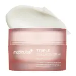 کرم جوانساز کلاژن مدی کیوب اصل مدل Medicube Triple Collagen Cream، مرطوب‌کننده و سفت‌کننده پوست حاوی کلاژن، هیالورونیک اسید، الاستین و شی باتر برای آبرسانی، کاهش ظاهر چروک، افزایش الاستیسیته و تقویت سد دفاعی پوست