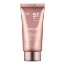 کرم ضد آفتاب کلاژن و لیفت کننده مدی کیوب اصل مدل MEDICUBE Collagen Firming Sun Cream SPF50+ PA++++ روشن کننده، ضد چروک و محافظت کننده پوست