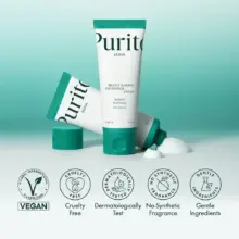 کرم مرطوب کننده و ترمیم کننده پنتنول پیوریتو PURITO Mighty Bamboo Panthenol Cream | آبرسان، ترمیم سد دفاعی و تسکین‌دهنده پوست