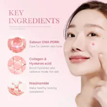 کرم کپسولی PDRN و کلاژن صورتی مدی کیوب اصل مدل Medicube PDRN Pink Collagen Capsule Cream آبرسان، روشن کننده، ضد چروک و مناسب گلس اسکین